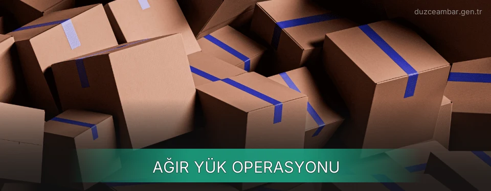 Düzce Ağır Yük Ambar Firmaları